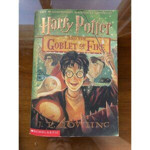 HARRY POTTER And The GOBLET OF FIRE J.K. Rowling Paperback Book scholastic SC